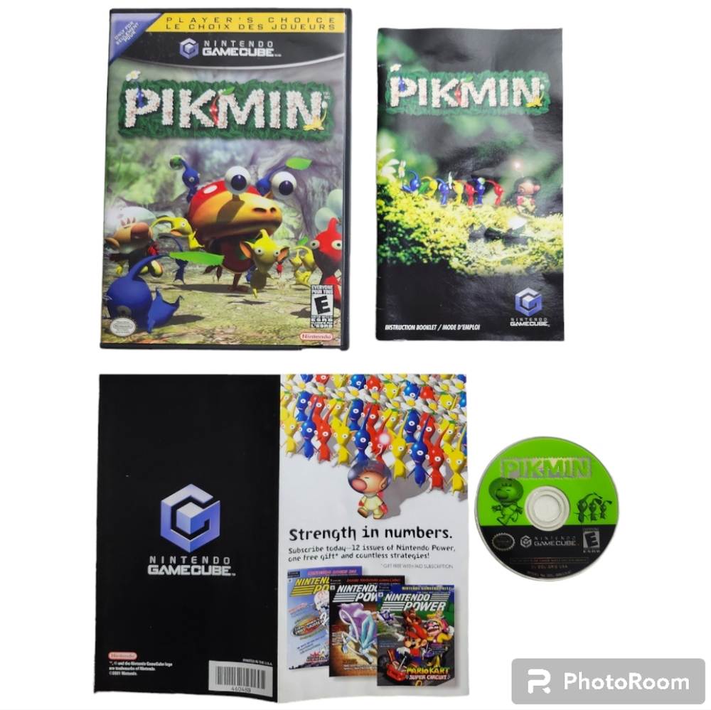 Pikmin Player's Choice Gamecube Complete in Box (CIB) Tested